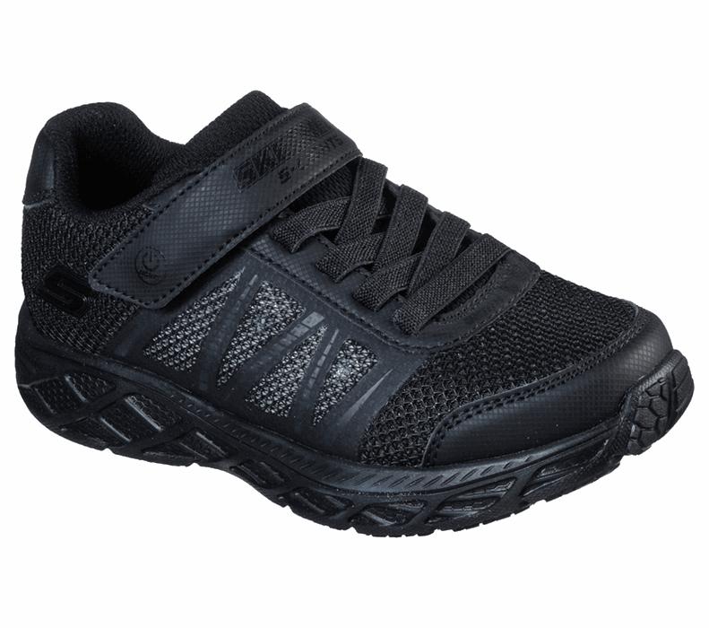 Skechers Pojkar Svarta Sneakers - S Lights: Dynamic-Flash - Sverige (JPOCD-2049)